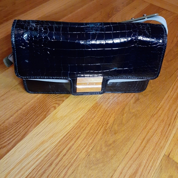 Z Spoke Zac Posen Women's  American East / West Flap Bag Black  Croco Zac Posen - Picture 6 of 6